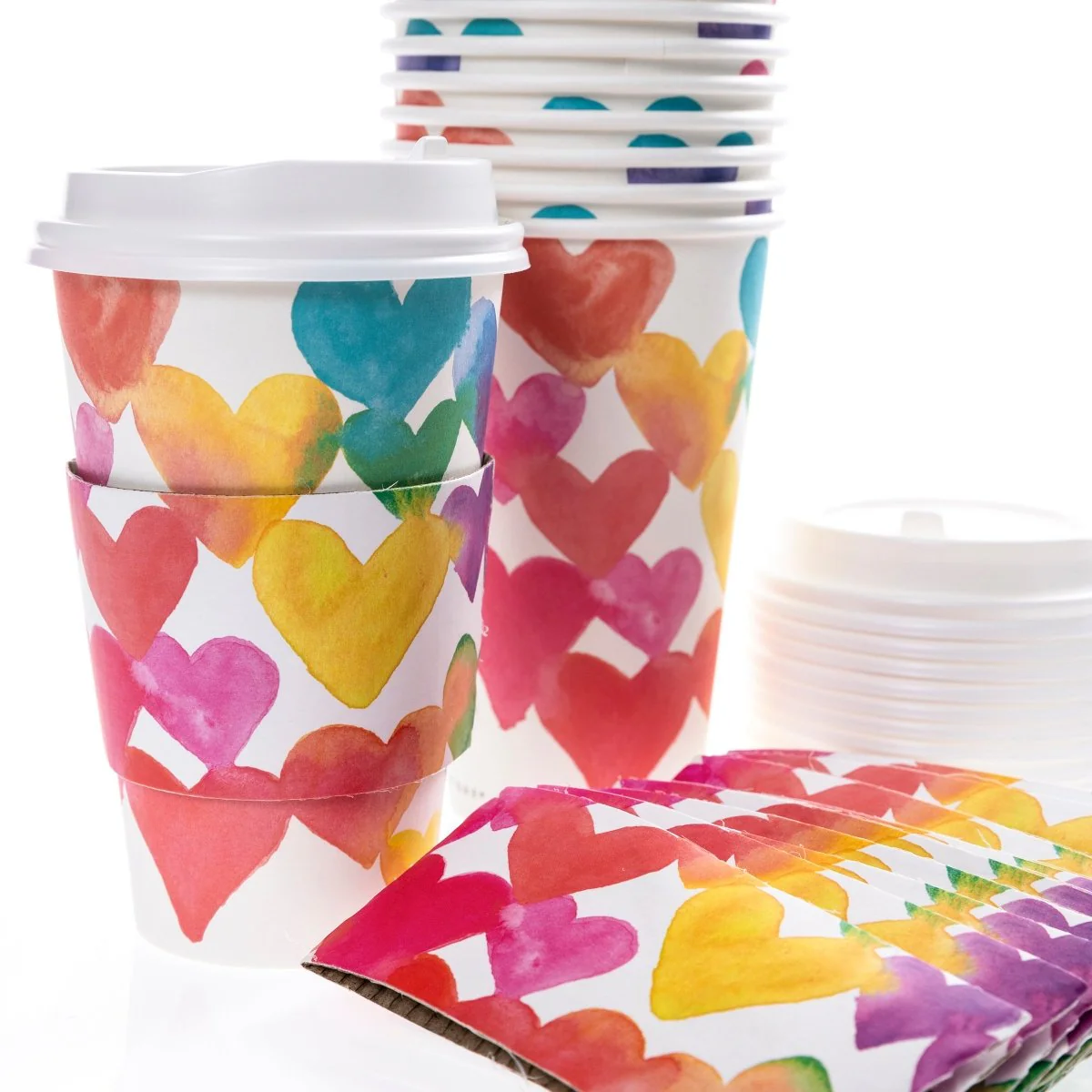 Love in Color Disposable Cups - Image 3