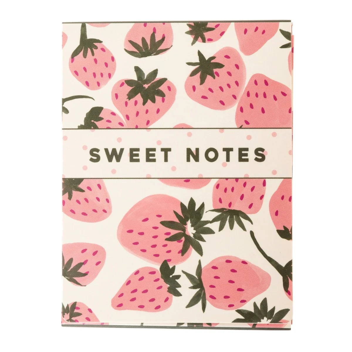 Pink Strawberries Pocket Note