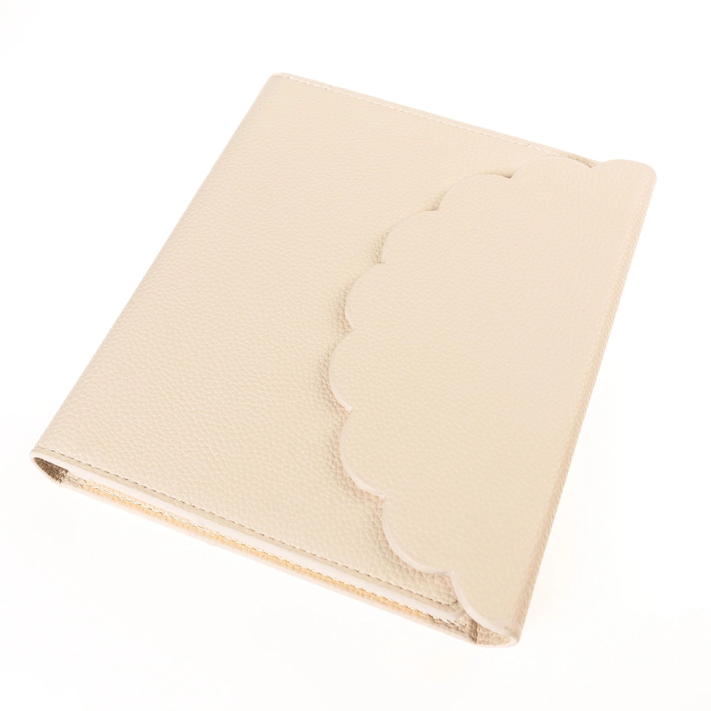 Taupe Vegan Leather Wrap Journal - Image 4
