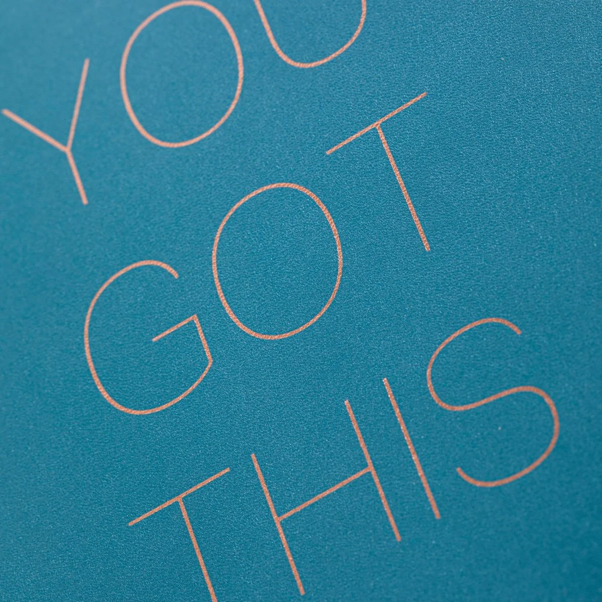 Teal Shimmer Vegan Leather Journal - Image 3