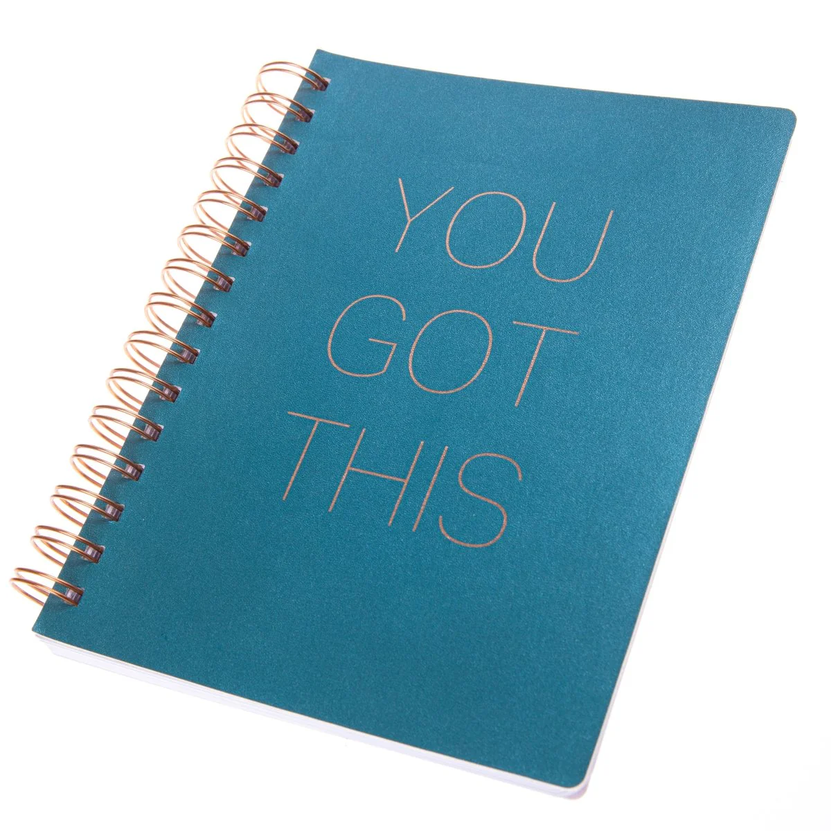Teal Shimmer Vegan Leather Journal - Image 4