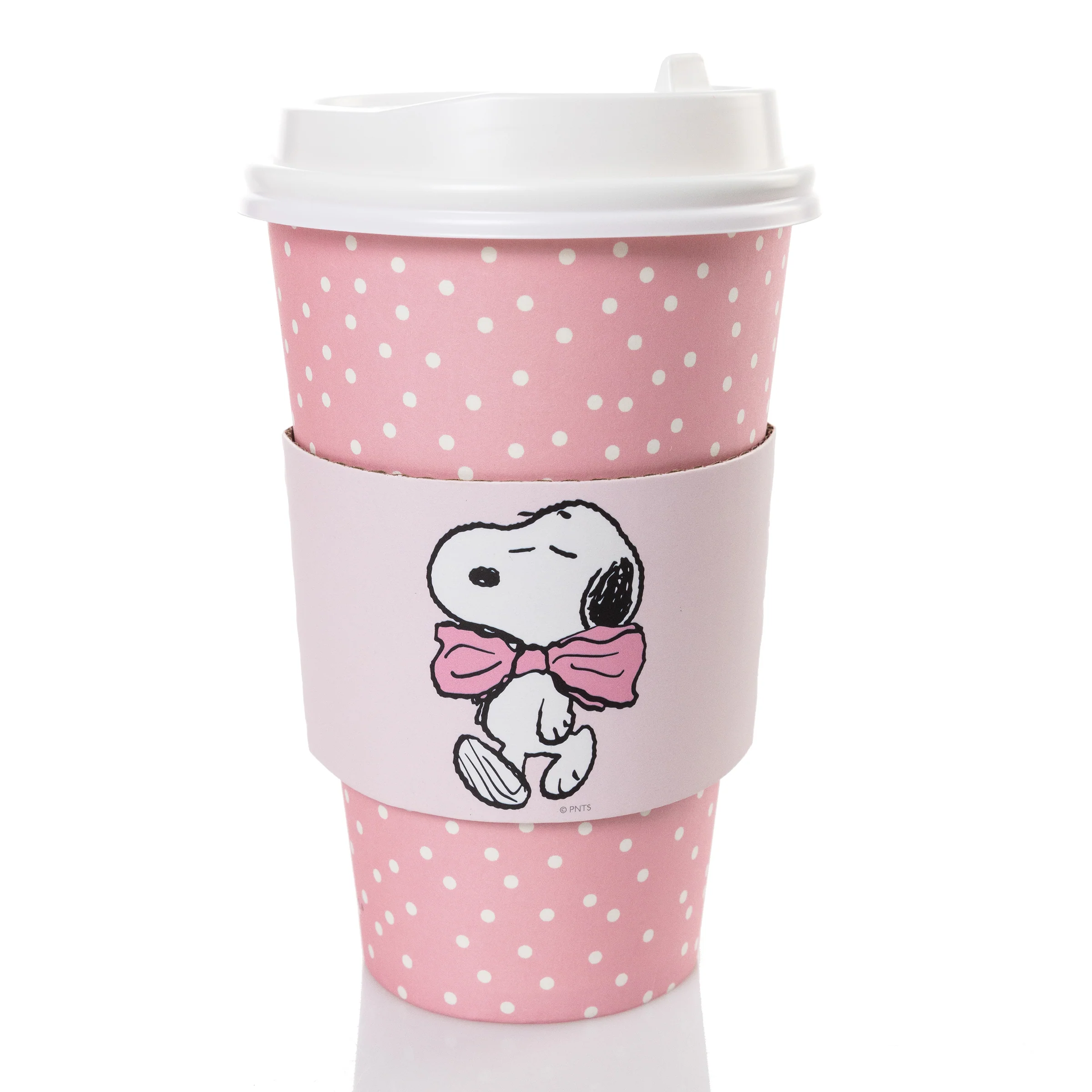 Peanuts® Pink Bow Tie Disposable Cups