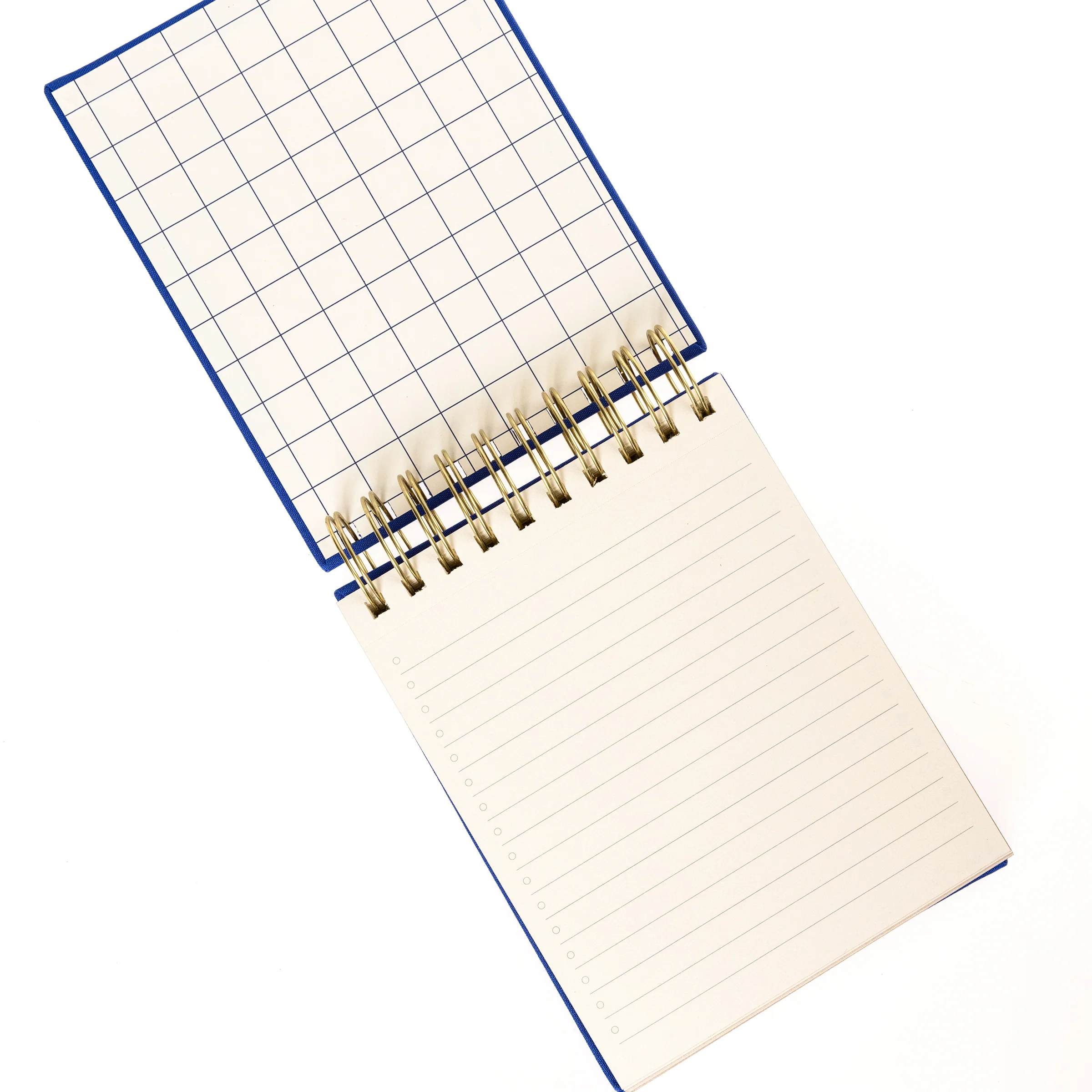 Cobalt Blue Fabric-Bound Notepad - Image 2