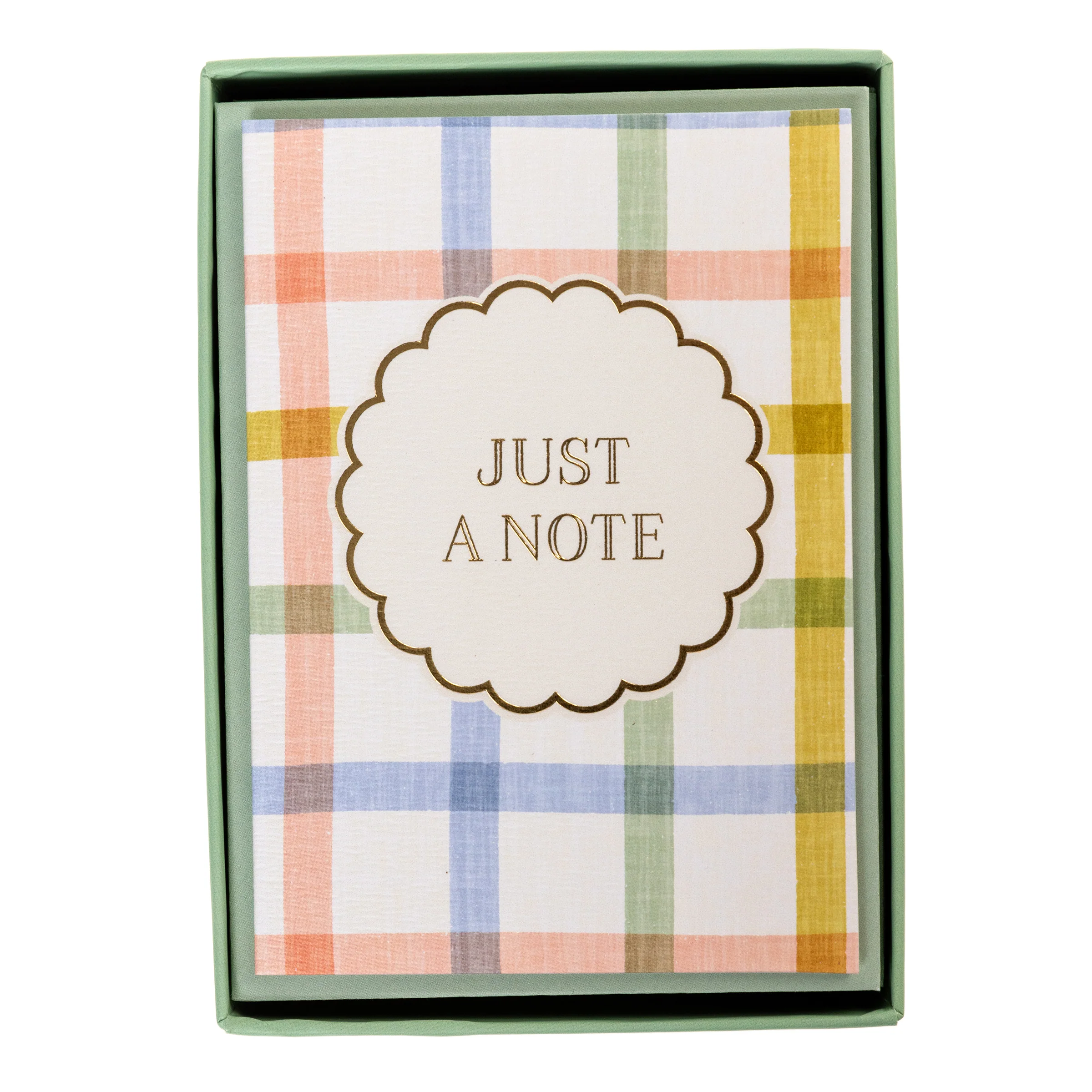 Plaid Boxed Notes