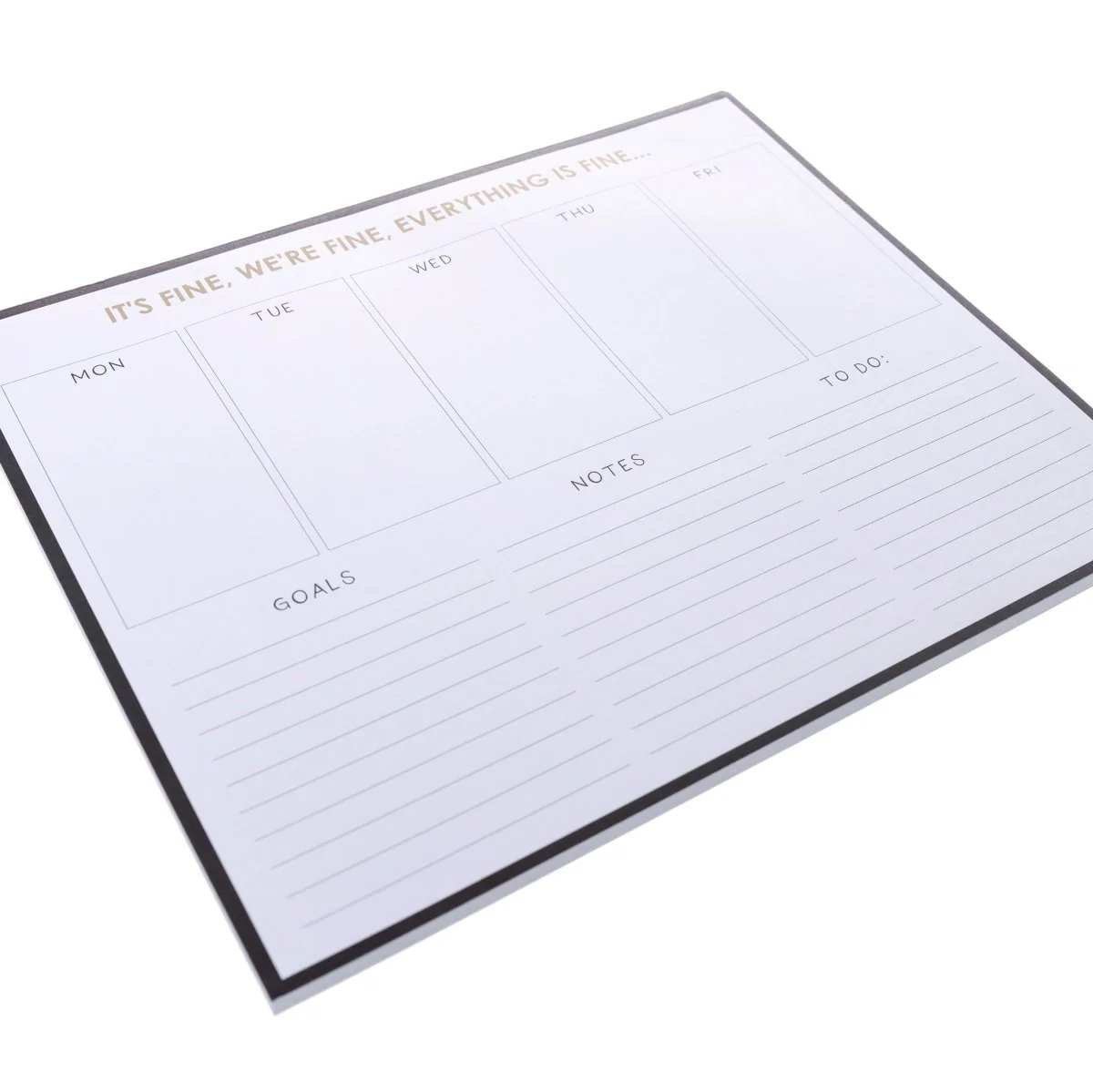 Its Fine Weekly Deskpad - Image 4