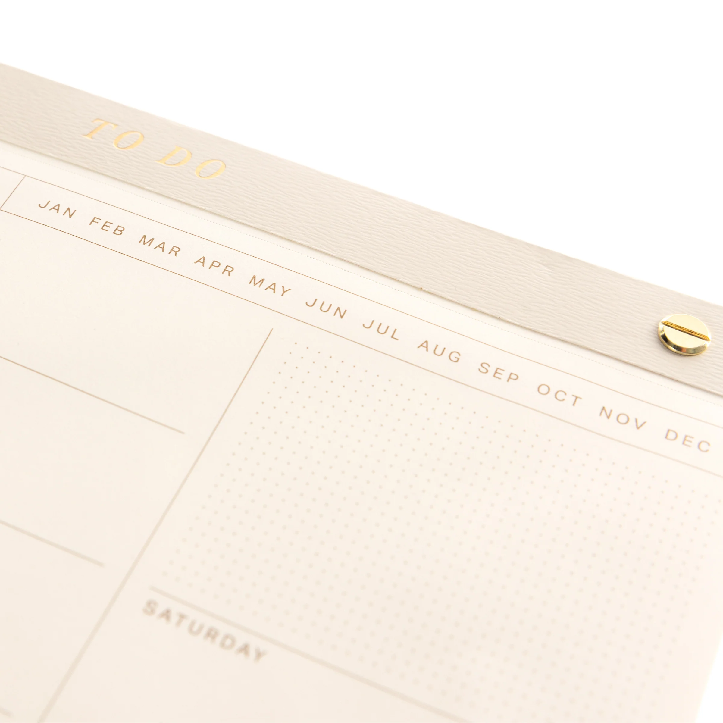 Gray Weekly Desk Pad - Image 2
