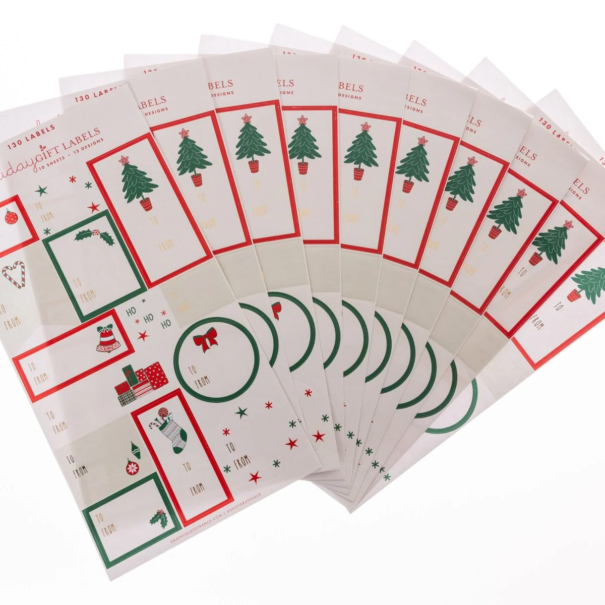 Whimsical Holiday Gift Labels - Image 3