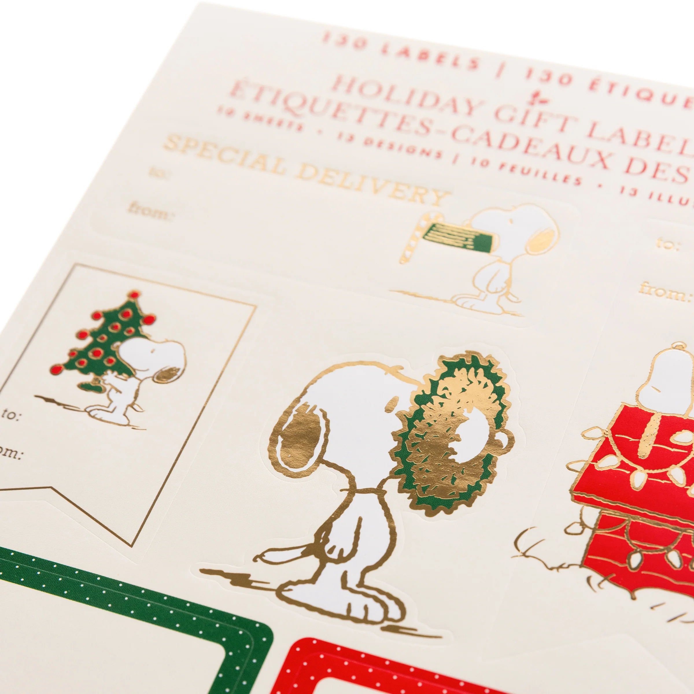 Peanuts® Holiday Gift Labels - Image 2