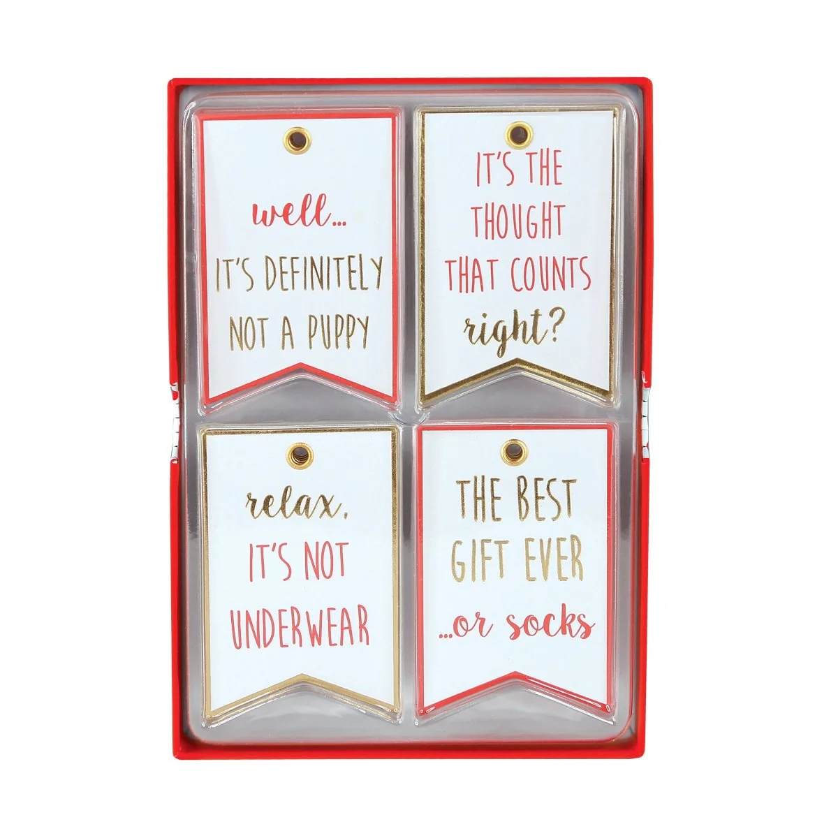 Funny Holiday Gift Tag Set