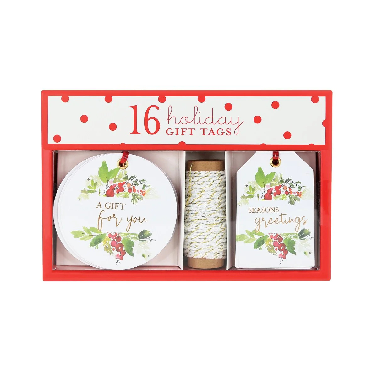 Holly Holiday Gift Tags