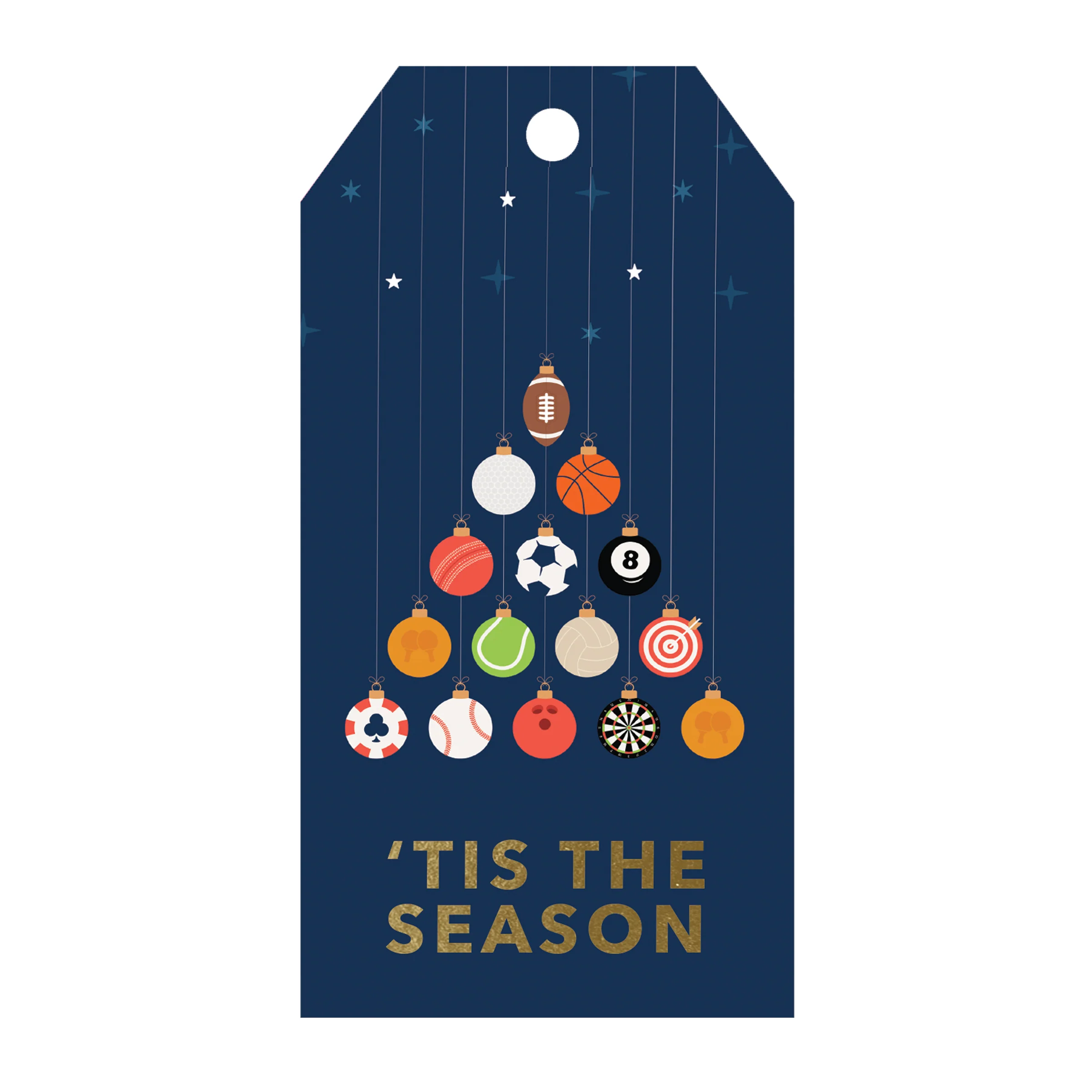 Sports Tree Gift Tags